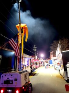 Talisman Rentals is proud to donate a TRIME light tower for use during the Annual March of the Toys Parade.